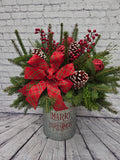 Merry Christmas Tin Workshop Sunday, Nov 15, 2pm