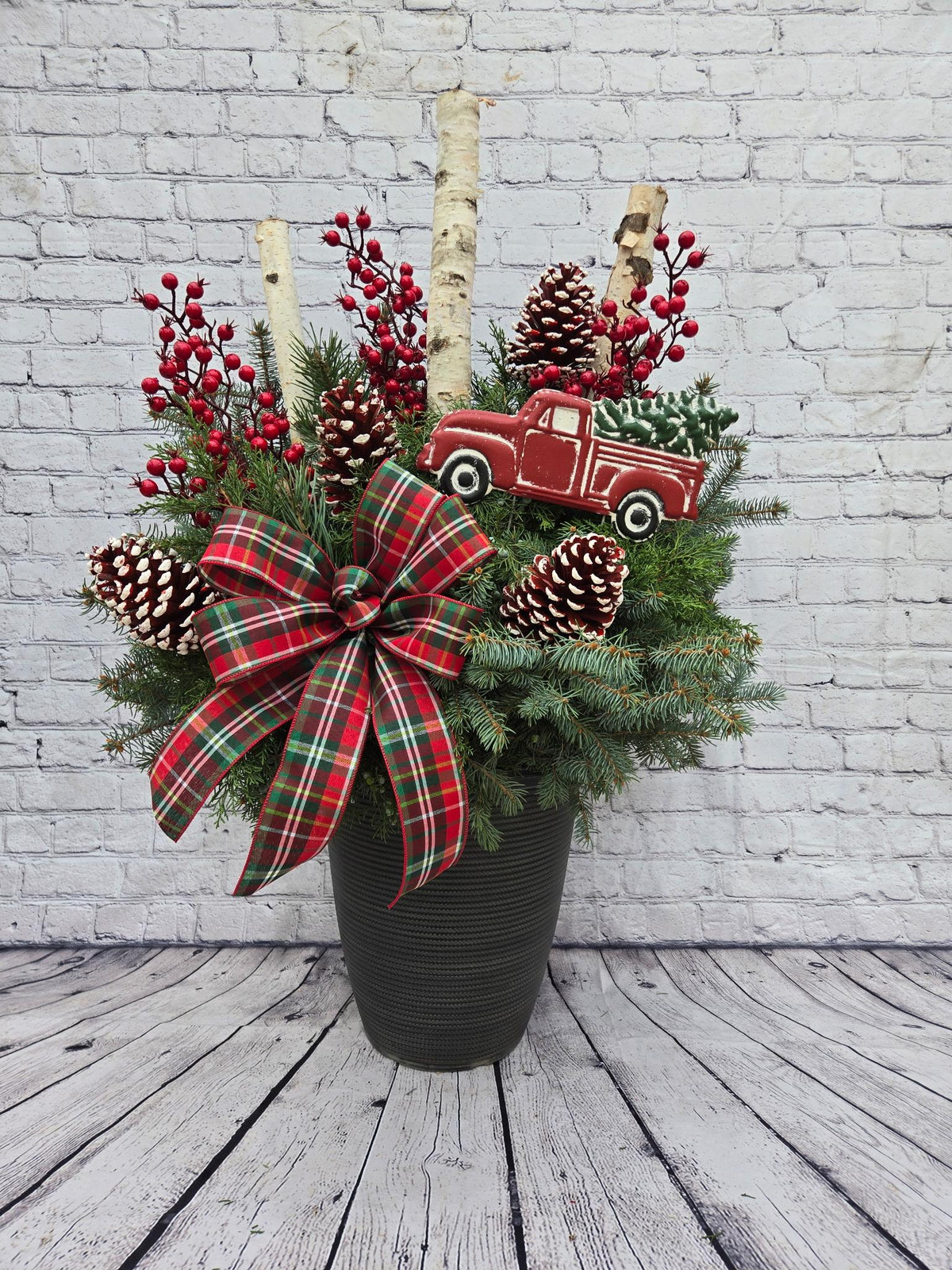 Vintage Truck Tall Porch Pot Workshop Sunday, Nov 15, 2pm